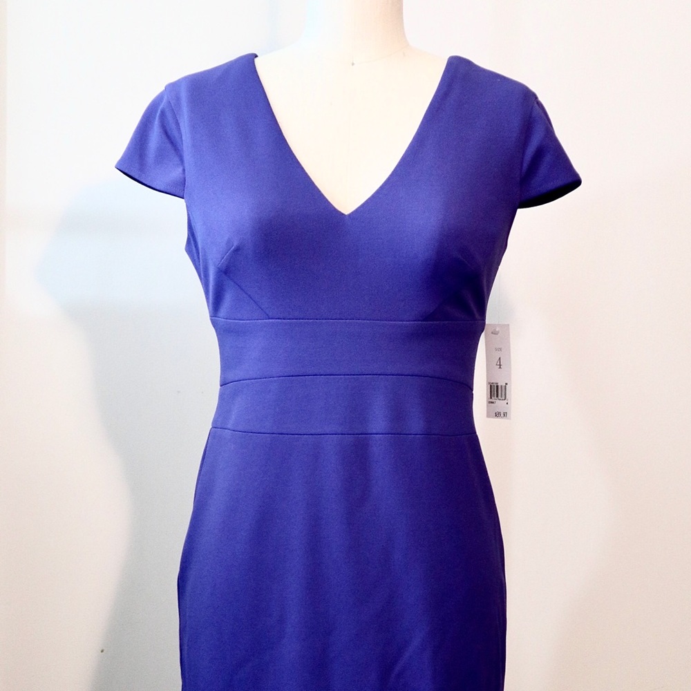 Blue Bodycon Midi Dress